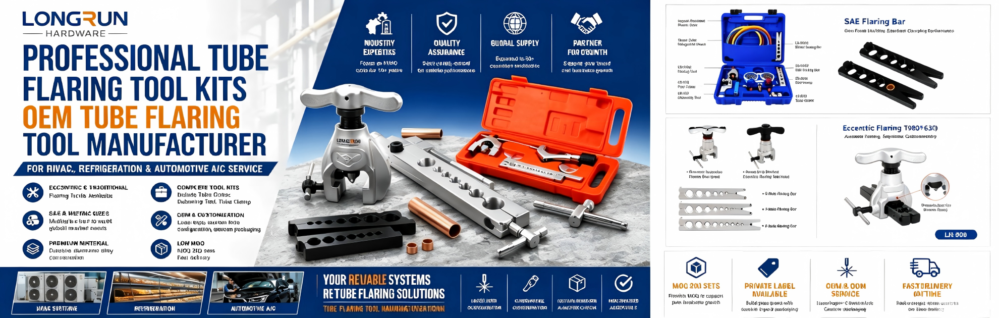 OEM Tube Flaring Tool Manufacturer China | HVAC, Refrigeration & Automotive Flaring Tool Kits