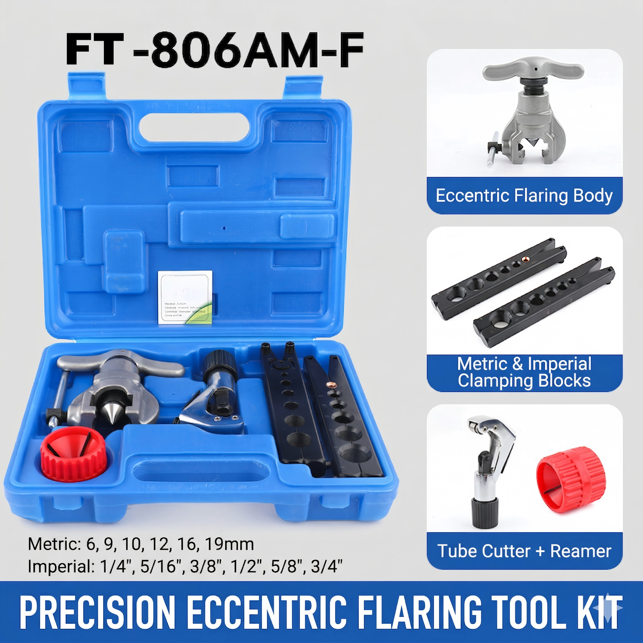The Complete Prep: Why Commercial HVAC Technicians Demand All-in-One 3/4" Flaring Kits