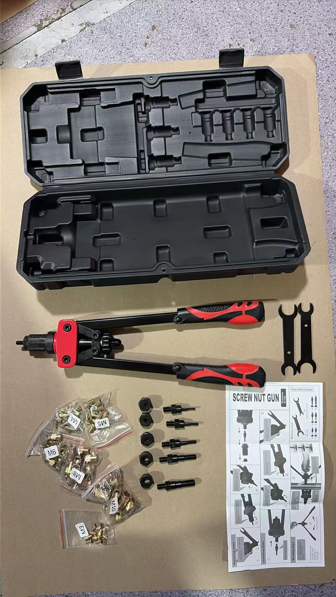 Rivet Nut Gun M5 M6 M8 M10 Kit: What's Inside and What Bulk Buyers Overlook